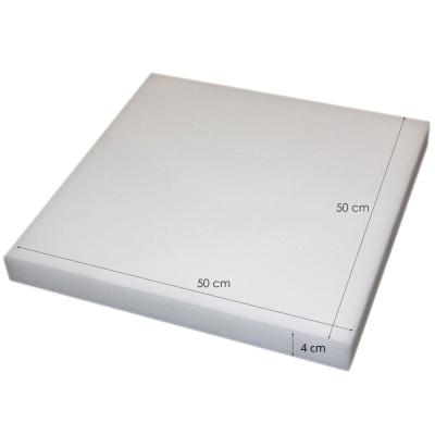 Perlarara Gomma Piuma per Imbottiture Cuscini Divani Sedie Pallet Imbottitura 50x50x4 Anche a Metro
