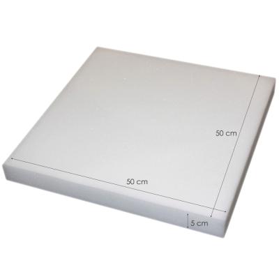 Perlarara Gomma Piuma per Imbottiture Cuscini Divani Sedie Pallet Imbottitura 50x50x5 Anche a Metro_