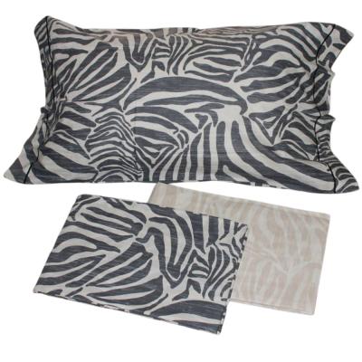 Tag House Completo letto Singolo in Cotone Animalier Zebrato Federa con volani