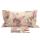Mirabello Completo Letto Matrimoniale Percalle di puro Cotone Butterfly 03M Rosa