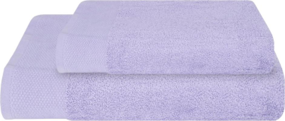 Perlarara Set Asciugamani 1+1 Viso e Mani Tinta Unita Crocus 210