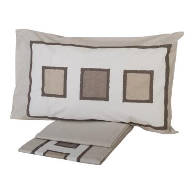 Bedart Completo Letto Matrimoniale Percalle di Cotone Smart 002 Beige_