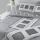 BedArt Carrara Completo Copripiumino Singolo Doubleface Percalle di Cotone Smart 001 Grey