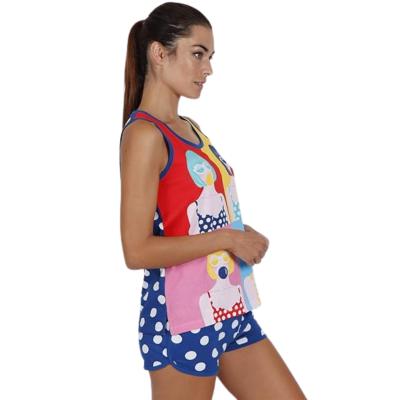 Gorjuss Santoro Multicolor - Pigiama 2 Pezzi Canotta + Pantaloncino_