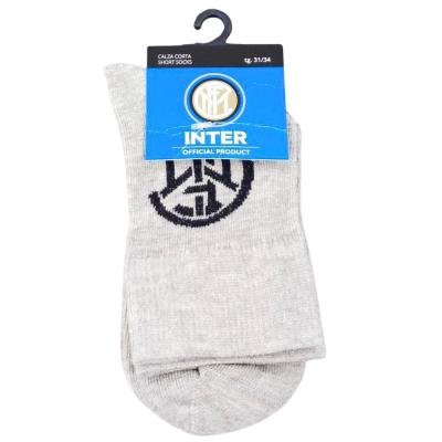 Inter Calzini Corti Bambino Ragazzo 604 Taglia 31/34 Grigio Melange