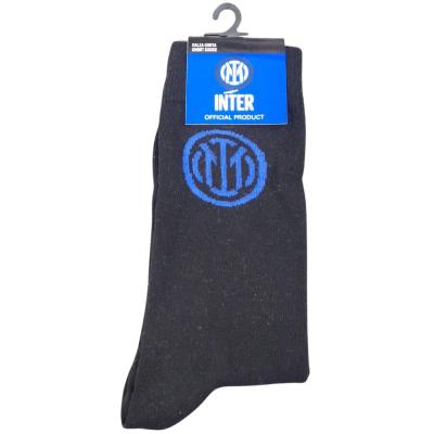 Inter Calzini Corti Bambino Ragazzo 604 Taglia 39/42 Nero