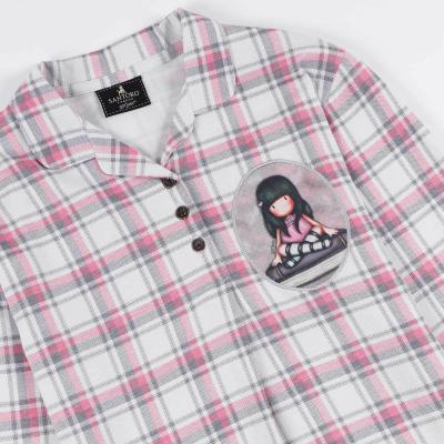 Gorjuss Santoro Rosa - Camicione con bottoni in cotone 16 Anni_