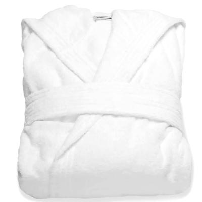Happidea Accappatoio in Spugna di Cotone - S/M - Bianco 100