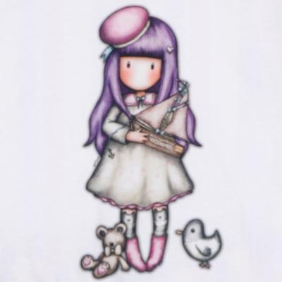 Gorjuss Santoro Bianco - Pigiama 2 Pezzi Canotta + Pantaloncino Bambina 4 Anni_