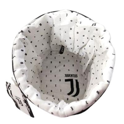 Juventus Sacco trapuntato Portaoggetti portapane in cotone_