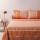 Bassetti Completo Letto Con Balza Copriletto Matrimoniale in cotone Nairobi R1