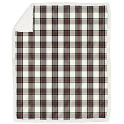 Daunex Plaid in Pile 130x160 cm Tartan Naturale