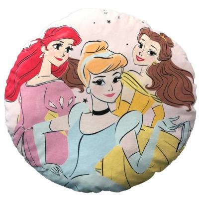 Disney Cuscino Arredo Principesse Sagomato Tondo
