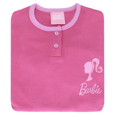 Barbie BR03 - Pigiama lungo in cotone Interlock 5/6 Anni_