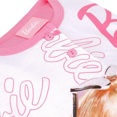 Barbie BR21 - Pigiama lungo in cotone Interlock 3/4 Anni_