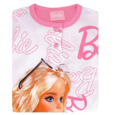 Barbie BR21 - Pigiama lungo in cotone Interlock 3/4 Anni_