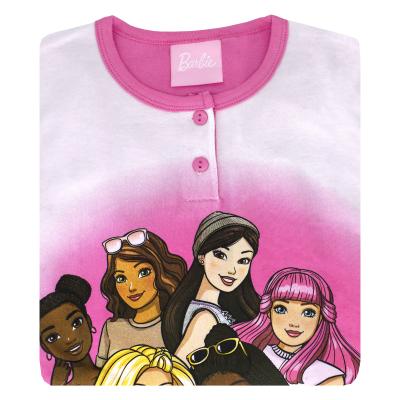 Barbie BR04 - Pigiama lungo in cotone Interlock 3/4 Anni_