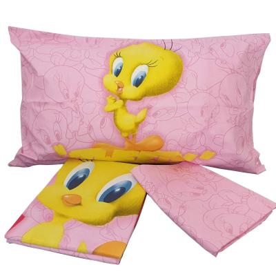 Warnet Bros Completo Lenzuola Looney Tunes Titti in Cotone Singolo P147_