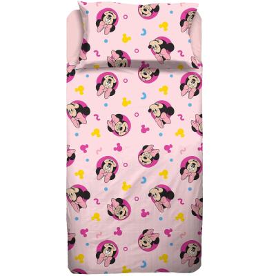 Disney Completo Lenzuola Minnie in Cotone Singolo R880_