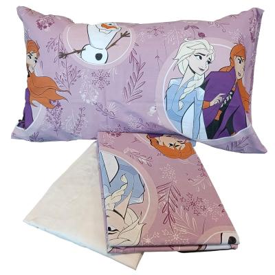 Disney Completo Lenzuola Frozen in Cotone Singolo R866_