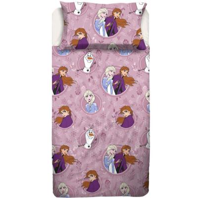 Disney Completo Lenzuola Frozen in Cotone Singolo R866_