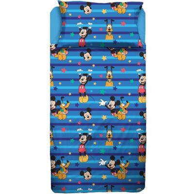 Disney Completo Lenzuola Mickey Mouse Topolino in Cotone Singolo R873_