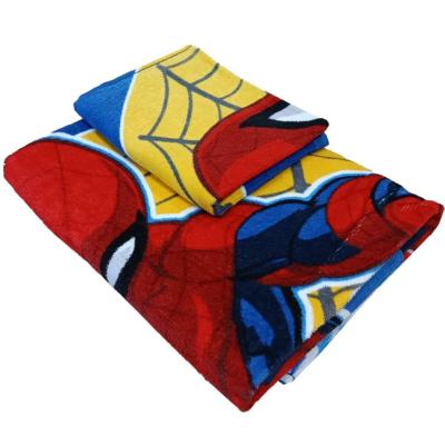 Marvel Asciugamano Viso e Ospite Spiderman in Spugna di Cotone_
