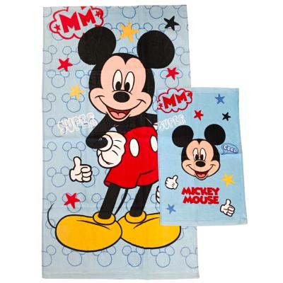 Disney Asciugamano Viso e Ospite Mickey Mouse Topolino in Spugna di Cotone_