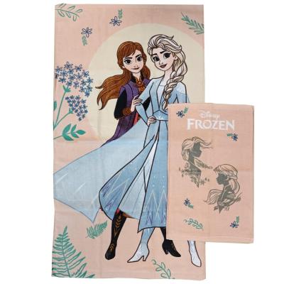 Disney Asciugamano Viso e Ospite Frozen in Spugna di Cotone