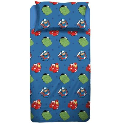 Marvel Completo Lenzuola Avengers in Cotone Piazza e Mezza R242_