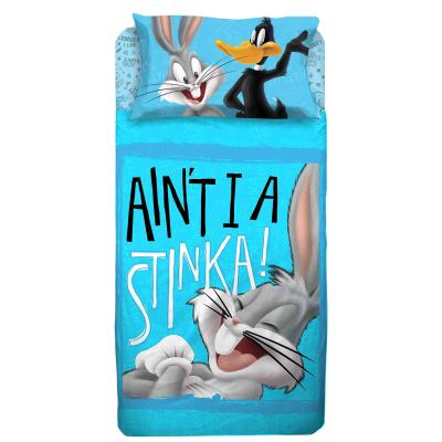 Warnet Bros Parure Copripiumino Singolo Looney Tunes in Cotone P185_