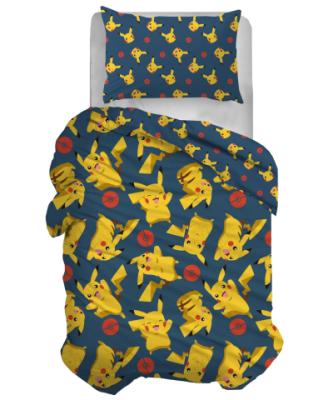 Pokemon Parure Copripiumino Singolo in Cotone R174_