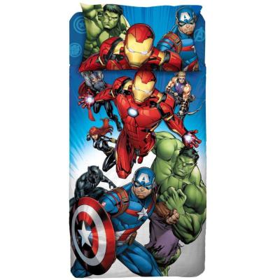 Marvel Completo Lenzuola Avengers in Cotone Singolo P989_