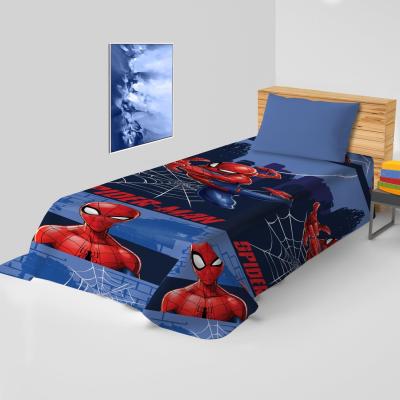 Marvel Copriletto / Panamino Spiderman in Cotone Singolo R685_