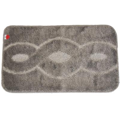 Perlarara Tappeto Bagno Infinity 50X80 Cm In Cotone Grigio_