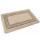 PERLARARA Tappeto Bagno Assorbente ed Antiscivolo in Cotone Lavabile in Lavatrice - Parure Bagno 50x80 cm - Tappeto Parure per Bagno Mandorla Melissa