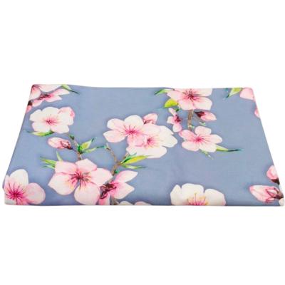 Bassetti Tovaglia in Panamino di puro Cotone Antimacchia Peach Blossom B1 140x220 cm_