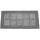 Perlarara Tappeto Bagno Savana 55X110 Cm In Cotone Grigio Savana
