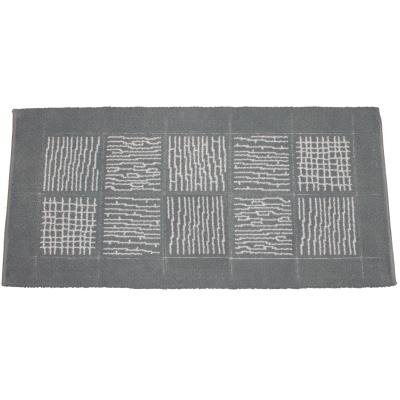 Perlarara Tappeto Bagno Savana 65X140 Cm In Cotone Grigio Savana_