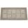 Perlarara Tappeto Bagno Savana 55X110 Cm In Cotone Tortora Savana
