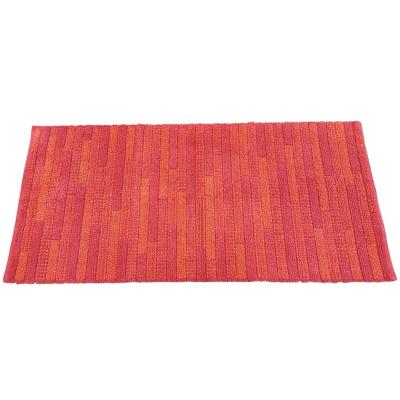 Perlarara Tappeto Bagno Salima 55X110 Cm In Cotone Rosso Salima_