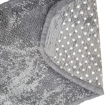 Perlarara Parure 3 pezzi Tappeto Bagno Rock 65X130 Cm In Cotone Visone_