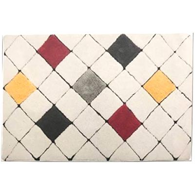 Perlarara Tappeto Bagno Rainbow 55X100 Cm In Cotone Bianco