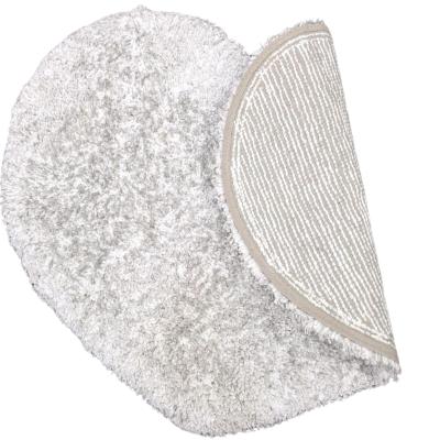 Perlarara Tappeto Bagno Nuvola 55X70 Cm In Cotone Fumo_