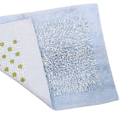 Perlarara Tappeto Bagno One 55X100 Cm In Cotone Azzurro_