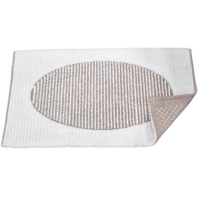 Perlarara Tappeto Bagno Noah 55X110 Cm In Cotone Beige_