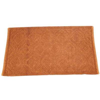 Perlarara Tappeto Bagno Nina 55X95 Cm In Cotone Terra_
