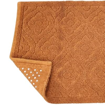 Perlarara Tappeto Bagno Nina 55X95 Cm In Cotone Terra_