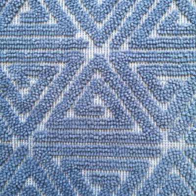 Perlarara Tappeto Bagno Iside 65X150 Cm In Cotone Azzurro_