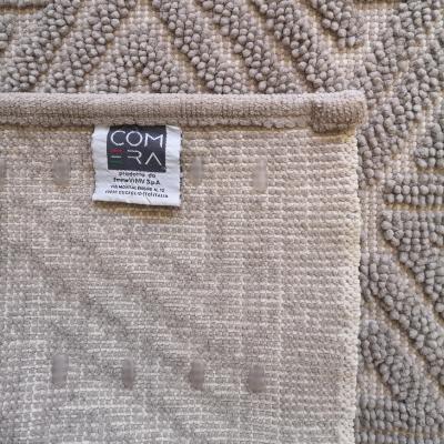 Perlarara Tappeto Bagno Iside 55X120 Cm In Cotone Terra_